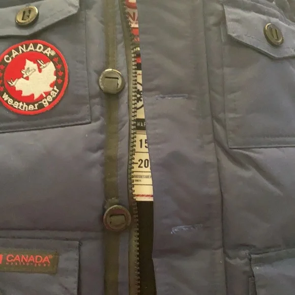 CANADA WEATHER GEAR Boys Insulated Vest size 5/6 NAVY NWT - Picture 5 of 6